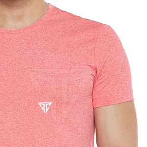 OEM imprimé sur mesure respirant de haute qualité T-Shirt de gym séchage rapide manches courtes col rond solide 220 grammes différentes couleurs bas quantité minimale de commande - Product Image 5