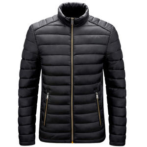 Veste matelassée en coton léger pour homme, automne-hiver, haute qualité, avec logo personnalisé, col montant - Product Image 5