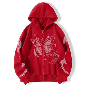Sudaderas con Capucha Térmicas Gruesas con Gráficos Personalizados, 100% Algodón, Felpa Francesa, Impresión en Espuma, Transpirables, Unisex para Invierno - Product Image 2