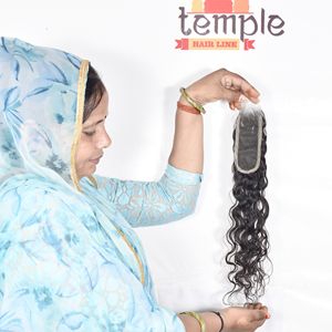 2*6 Closure Wholesale <b>Hair</b> <b>Extensions</b> Vietnamese Cuticle Aligned Brown Natural Color <b>Black</b> Women Machine Double Weft Human <b>Hair</b> - Product Image 2