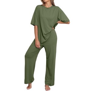 Conjunto de dos piezas de ropa de Yoga sólida informal para mujer, mallas deportivas de cadera con hombros caídos y melocotón, pantalones cortos ajustados para levantar la cadera - Product Image 5