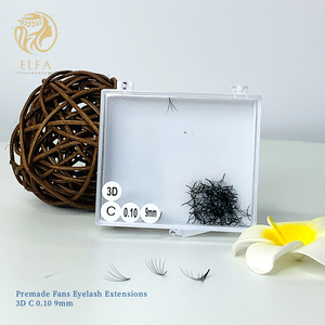 Haute Qualité 0.15mm Épais Premade Ventilateurs Extensions De Cils Vietnam Usine 3D C 0.10 9mm Mega Volume En Gros - Product Image 2