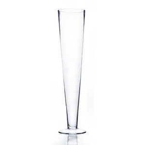 VTV0524 - Florero de Vidrio Tipo Pilsner Ancho - 24 - Product Image 1