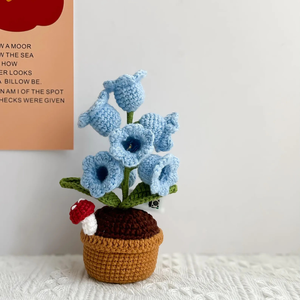 ดอกไม้ถักโครเชต์แฮนด์เมดสำหรับใส่กระถางดอกไม้ประดิษฐ์เป็นของขวัญให้เพื่อนสมบูรณ์แบบสำหรับตกแต่งบ้านผลิตในเวียดนาม - Product Image 5