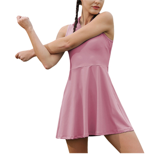 Wholesale Sports <b>Wear</b> <b>Pickleball</b> Skirt Tennis Dress Sleeveless for Golf Apparel Golf Dress Comfortable Women's Tennis <b>Wear</b> - Product Image 2
