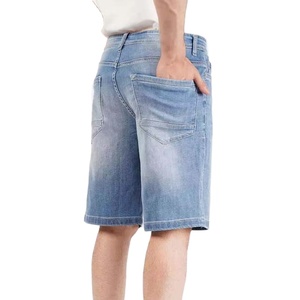 Shorts de Mezclilla para Hombre al por Mayor, Transpirables, de Secado Rápido, Lavado Claro, Cintura Alta, Ropa de Calle, Gimnasio, Fitness, Entrenamiento, 2026 - Product Image 5