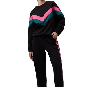 Chándales de Alta Calidad para Mujer, Talla Grande, 2 Piezas, Conjuntos Deportivos de Invierno, 100% Algodón, Chándal Informal para Correr para Damas - Product Image 1