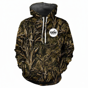 Sudadera con Capucha de Camuflaje para Hombre, Ropa de Caza para Exteriores, Invierno, Cómoda, Holgada, Impermeable, Cortavientos y Transpirable - Product Image 2