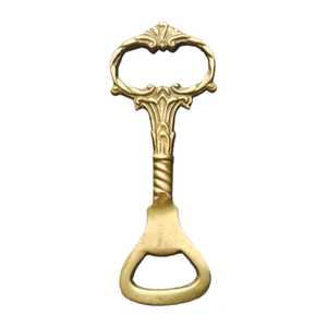 Décapsuleur Royal Look en métal doré au prix de gros pour mariage, hôtel, maison, restaurant, Inde - Product Image 1