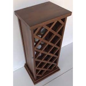 Soporte para botella de vino y cerveza hecho en acero inoxidable pulido brillante plateado disponible de tamaño y acabado personalizado de La India - Product Image 6