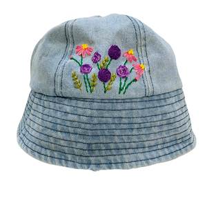 Chapeau avant et arrière personnalisé de haute qualité 100% coton chapeau brodé personnalisé OEM fabriqué au Vietnam - Product Image 4