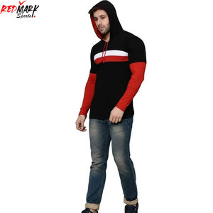 Sudaderas Casuales Premium para Hombre, Último Diseño, Algodón y Poliéster Sólidos, Impermeables, Resistentes al Viento, Transpirables, con Capucha, Cuello con Capucha, Otoño, Lisas - Product Image 5