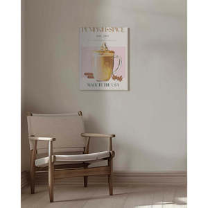 Autumn Latte Delight Pumpkin Spice Latte <b>Poster</b> Paper Wall Decor - Product Image 4