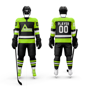 Wholesale Custom Eco-Friendly Polyester Ice Hockey Jerseys Teamwear Logo Printing OEM Service Factory Supplier for Team Name - Product Image 3