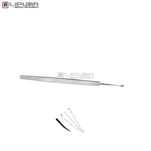 Cuerpo extraño oftálmico de doble propósito Spud Aguja reversible Instrumentos médicos Extracción de desechos superficiales corneales Doble extremo - Product Image 3