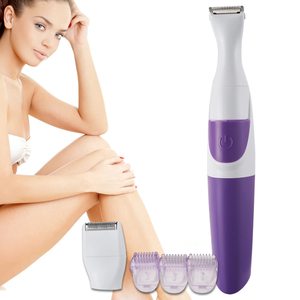 Depiladora Eléctrica 2 en 1 para Cuerpo, Bikini y Piernas para Mujer, Recortadora de Vello Púbico, Depiladora Eléctrica Femenina de 3.ª Generación - Product Image 5