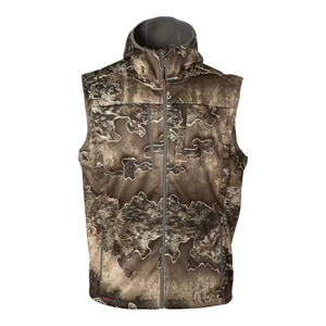 Printed Polyester Fleece Vest Outdoor Fleece <b>Men</b> Fleece Waistcoat Sleeveless <b>Warmer</b> Breathable Jackets Zipper Pocket - Product Image 1