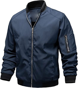 Nouvelle veste streetwear en satin pour homme de haute qualité, collection hiver, impression de logo personnalisée sur le devant 2025-26 - Product Image 2
