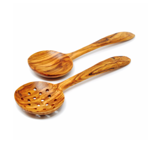 Servidores de ensalada de madera Mango Servidores de ensalada de madera Juego de 2 SERVIDORES DE ENSALADA DE MADERA JUEGO DE 2 HECHO A MANO ÚNICO KETCHENWAR - Product Image 5