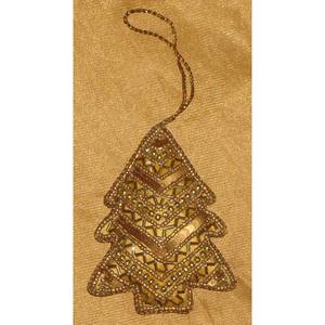 Adorno Navideño de Fieltro Hecho a Mano con Forma de Árbol, Colección Navideña, para Decoración Navideña - Product Image 1