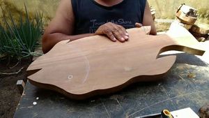 Planche à découper de haute qualité Écologique Servant Petit déjeuner Snacks Fromage Pizza Plateau Planche à découper de Noël - Product Image 2