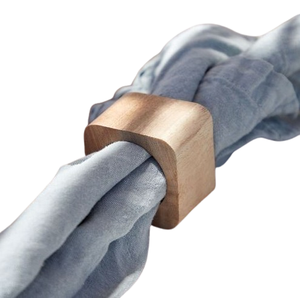 Customized Round Wooden Napkin Rings Tableware Accessories for Special Occasions Great for Giveaways - Product Image 4