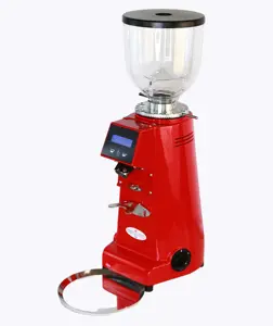 TOP QUALITY ITALIAN PROFESSIONAL COFFEE GRINDER ONDEMAND FOR CAFES AND HORECA FLAT BURRS 83mm RED