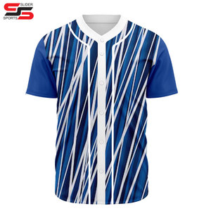 Customized Your Own logo Baseball Jersey With Breathable and Stretchable Fabric and High Quality <b>Material</b> Fabric - Product Image 3