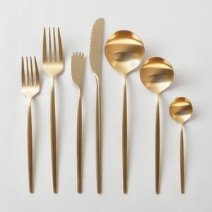 Couteau en métal, cuillère, fourchette, couverts de cuisine plaqués argent, ensemble de couverts en acier inoxydable pour hôtel et restaurant, ensemble de couverts modernes - Product Image 5