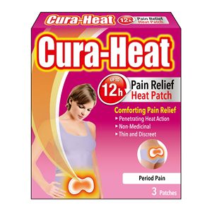 Parches de Calor Menstrual Cura-Heat, 3 Parches para el Dolor Menstrual - Product Image 1