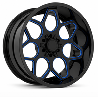 Jantes en alliage d'aluminium forgé monobloc de luxe 20-22 pouces 5x114.3, nouveau design concave profond pour Taycan E-tron GT, jantes sport électriques
