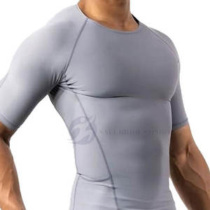 Camisetas Deportivas de Manga Corta, Transpirables, Ecológicas, de Lona, con Empaque Personalizado, Talla Regular para Hombre, Secado Rápido, Uso Diario, Frente - Product Image 2