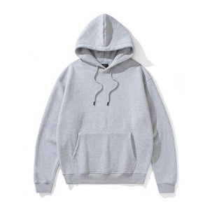 Venta al por mayor de alta calidad Pullover Hoody Streetwear 100% Heavy Cotton Premium Unisex Hombres de peso pesado 3D en relieve con capucha Suéteres - Product Image 5