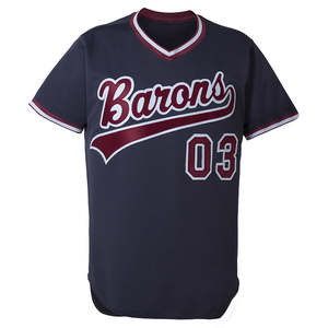 Uniformes de Béisbol Ligeros con Logotipo Personalizado, Transpirables, de Alta Calidad, 100% Poliéster, de Secado Rápido para Hombre - Product Image 1
