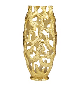 Venta caliente Florero de maceta de metal Diseño moderno más vendido para la decoración del hogar Florero de piso de último estilo - Product Image 3