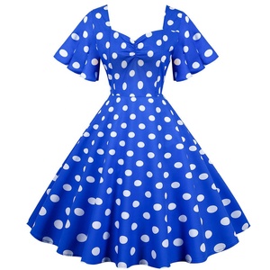 Vestido de Mujer con Puntos de Polka 2026, Elegante, a la Moda, para Fiesta, Estilo Pin-up Retro de los Años 50, Vintage - Product Image 3