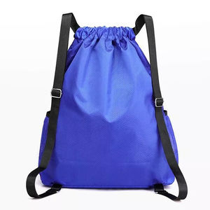 กระเป๋าเป้แบบมีเชือกผูก ผลิตตามสั่ง พิมพ์โลโก้คุณภาพสูง กันน้ำ ใช้ซ้ำได้ ลดราคาพิเศษ - Product Image 3