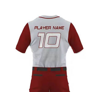 Uniforme de Béisbol Deportivo para Exteriores, Duradero y Transpirable, 100% Poliéster, Calidad Premium, Personalizable - Product Image 5