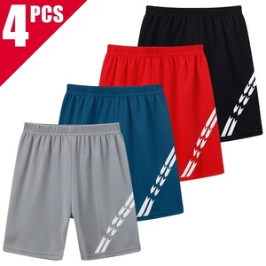 Shorts pour hommes, 4 pièces, combinaison multicolore à séchage rapide pour enfants, pantalons d'entraînement sportif pour garçons, pantalons décontractés Joker ElastiC pour filles - Product Image 6