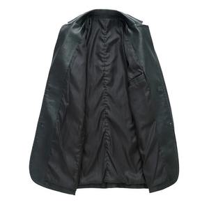Vestes Hommes Veste en cuir Manteau en cuir Vêtements de motard pour hommes - Product Image 4