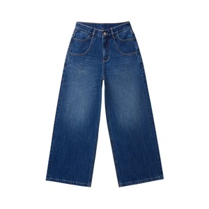 Pantalon en jean baggy surdimensionné à séchage rapide nouveau pantalon décontracté au design élégant pantalon pour femme respirant de haute qualité - Product Image 6