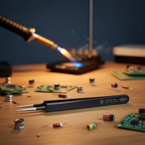 Pinzas de precisión Knipex ESD con diseño recto y puntas afiladas - Product Image 3