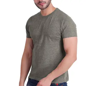 Dernier modèle de t-shirt à manches courtes avec impression personnalisée/T-shirts décontractés de haute qualité pour hommes de couleur unie