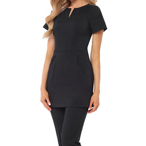 Tenues médicales élégantes, ensembles de blouses, uniformes personnalisés avec logo, uniformes à manches courtes, tuniques en gros, uniformes de spa, uniformes de salon de beauté - Product Image 2