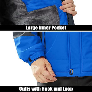 Veste de ski confortable pour hommes en vente directe fabriquée en usine veste de ski d'hiver imperméable et respirante pour utilisation en extérieur - Product Image 6