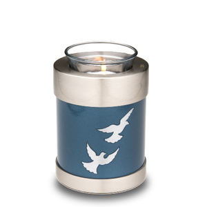 สัตว์เลี้ยงสีบรอนซ์สูง Tealight Urn Tealight Urns พร้อมพิมพ์ตีนสลักด้วยมือในสองแบบยาวและเล็ก - Product Image 6