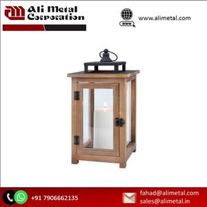 Candelabro de madera moderno con diseño de marco natural para adiciones decorativas diarias y navideñas - Product Image 5