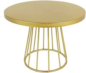 Support à gâteau en métal doré pour la maison support à gâteau forme ronde couleur or design moderne support à gâteau en métal anniversaire mariage cadeaux et artisanat - Product Image 2