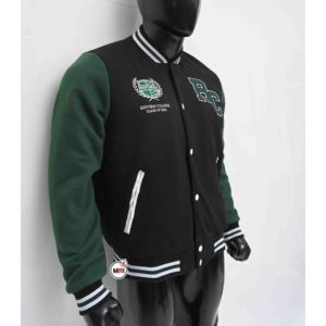 High Quality Lettermen Varsity <b>Jackets</b> Casual Leather Sleeves Embroidery Breathable 100% Polyester Mens Vintage Cotton Winter - Product Image 4