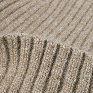 Gorro de Punto Jacquard de Lana, Estilo Otoño-Invierno, Grueso, Cálido, para Protección de Orejas, Unisex, para Exteriores - Product Image 3